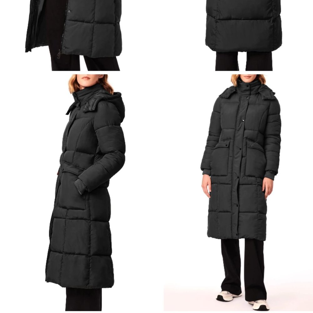 Heavyweight Puffer Coat Faux Fur Collar Water Resistant